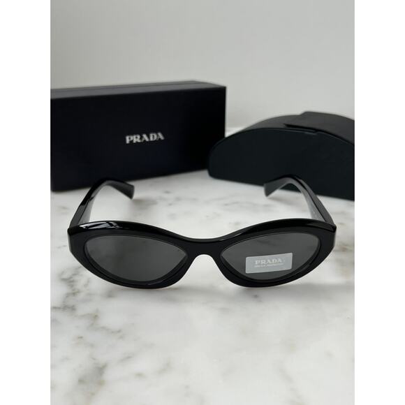 NEW Prada PR26ZS Black Logo Cat Eye Sunglasses main image 5
